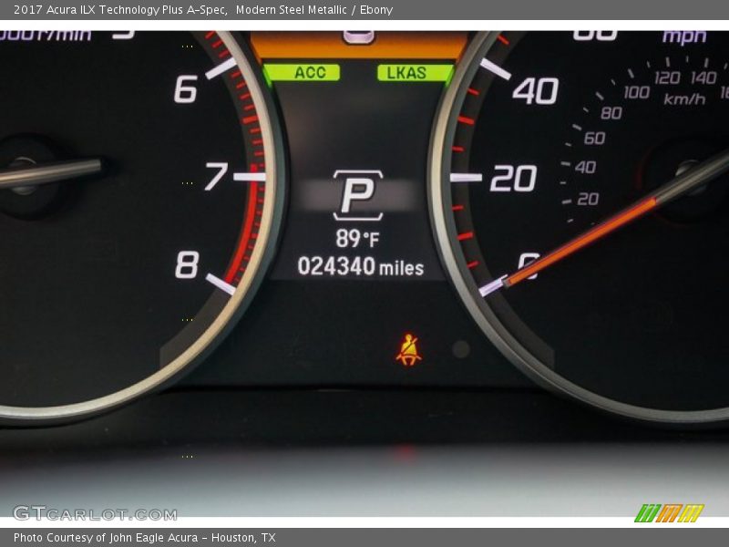 Modern Steel Metallic / Ebony 2017 Acura ILX Technology Plus A-Spec