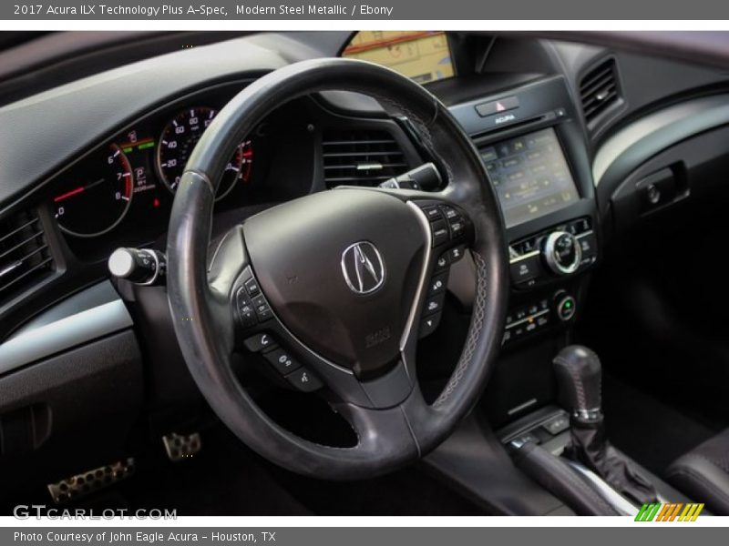 Modern Steel Metallic / Ebony 2017 Acura ILX Technology Plus A-Spec