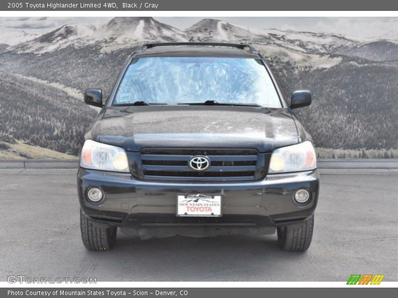 Black / Gray 2005 Toyota Highlander Limited 4WD