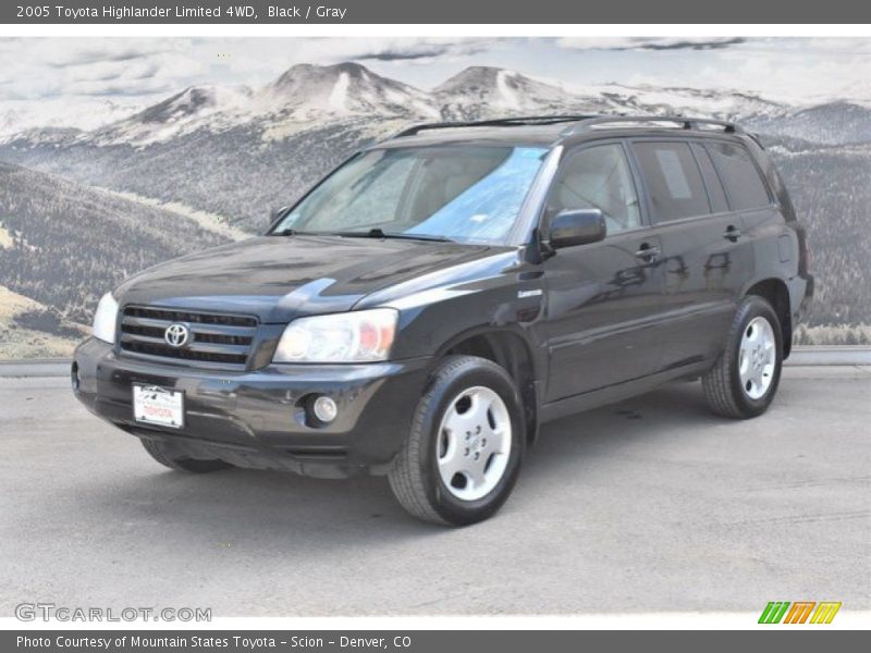 Black / Gray 2005 Toyota Highlander Limited 4WD
