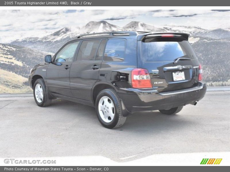 Black / Gray 2005 Toyota Highlander Limited 4WD