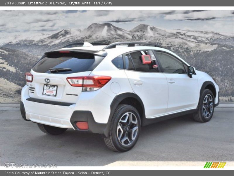 Crystal White Pearl / Gray 2019 Subaru Crosstrek 2.0i Limited