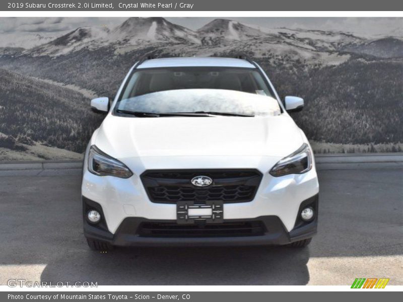 Crystal White Pearl / Gray 2019 Subaru Crosstrek 2.0i Limited