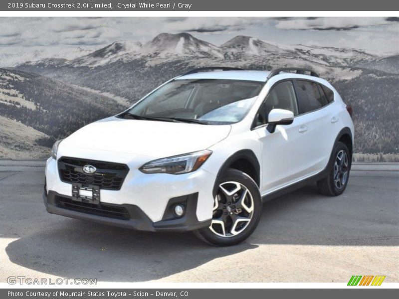 Crystal White Pearl / Gray 2019 Subaru Crosstrek 2.0i Limited