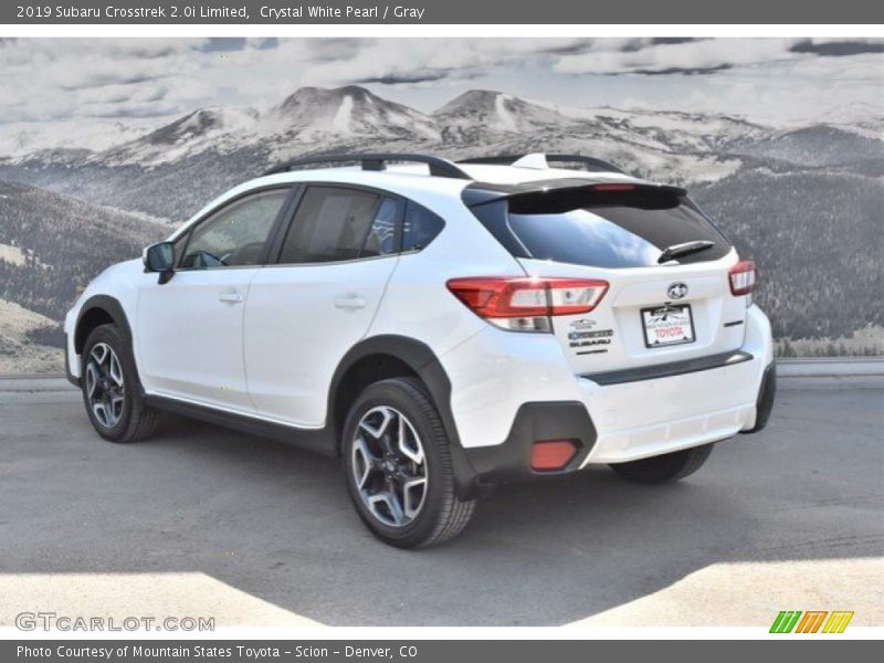 Crystal White Pearl / Gray 2019 Subaru Crosstrek 2.0i Limited