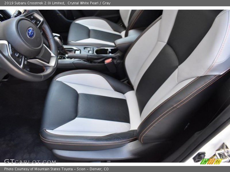 Crystal White Pearl / Gray 2019 Subaru Crosstrek 2.0i Limited