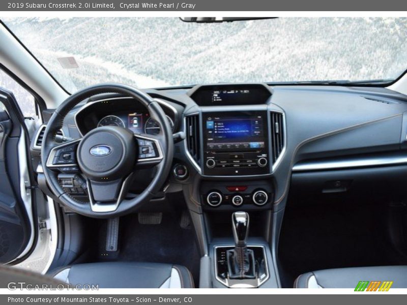 Crystal White Pearl / Gray 2019 Subaru Crosstrek 2.0i Limited