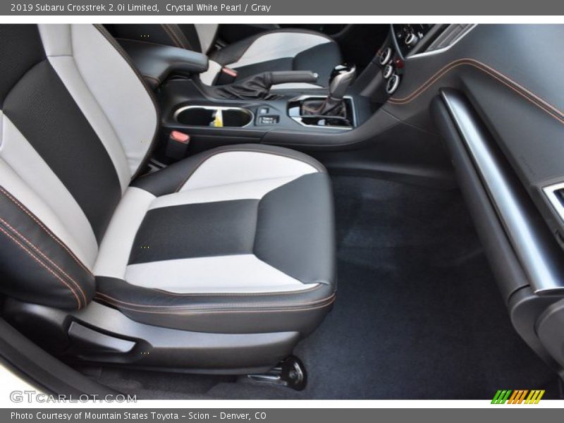 Crystal White Pearl / Gray 2019 Subaru Crosstrek 2.0i Limited