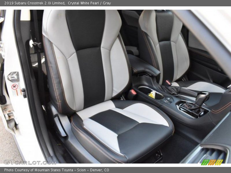 Crystal White Pearl / Gray 2019 Subaru Crosstrek 2.0i Limited