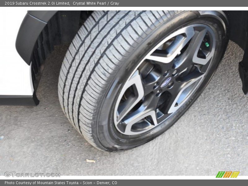 Crystal White Pearl / Gray 2019 Subaru Crosstrek 2.0i Limited