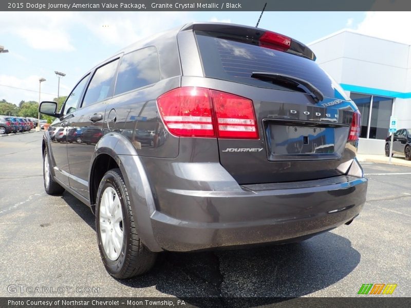 Granite Crystal Metallic / Black 2015 Dodge Journey American Value Package