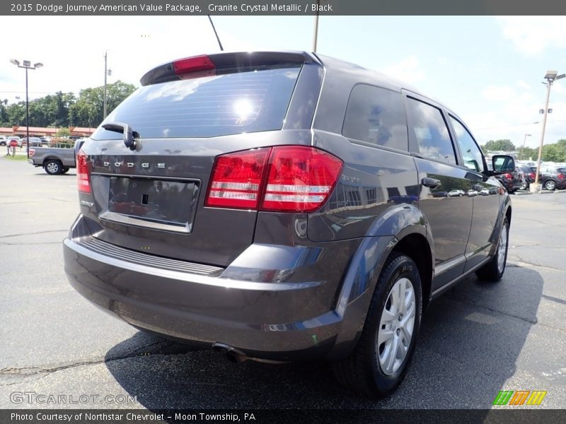 Granite Crystal Metallic / Black 2015 Dodge Journey American Value Package