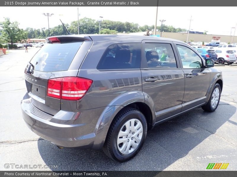Granite Crystal Metallic / Black 2015 Dodge Journey American Value Package
