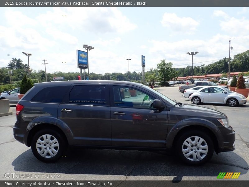 Granite Crystal Metallic / Black 2015 Dodge Journey American Value Package