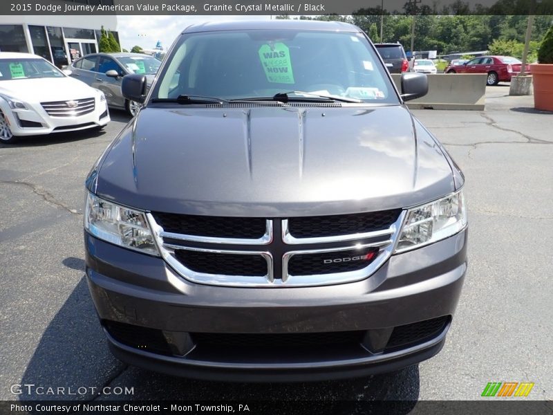 Granite Crystal Metallic / Black 2015 Dodge Journey American Value Package