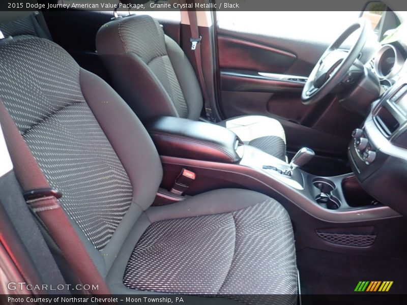 Granite Crystal Metallic / Black 2015 Dodge Journey American Value Package