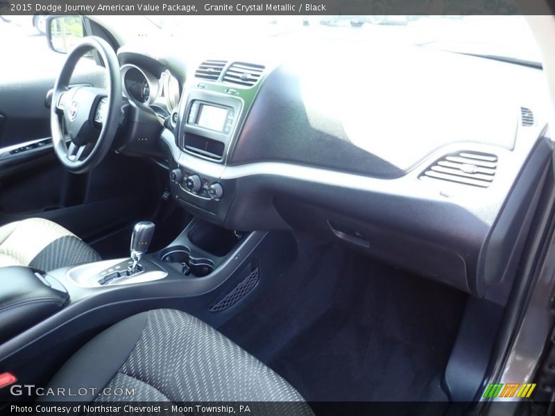 Granite Crystal Metallic / Black 2015 Dodge Journey American Value Package