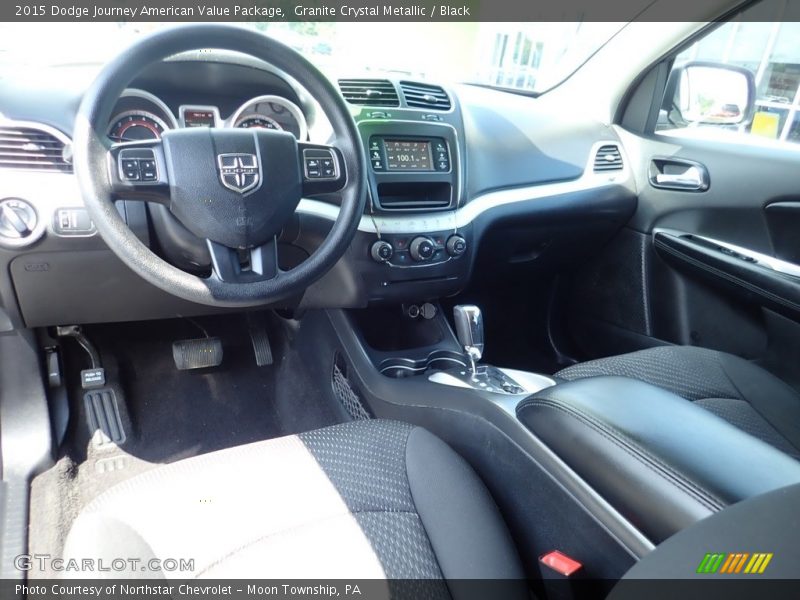 Granite Crystal Metallic / Black 2015 Dodge Journey American Value Package