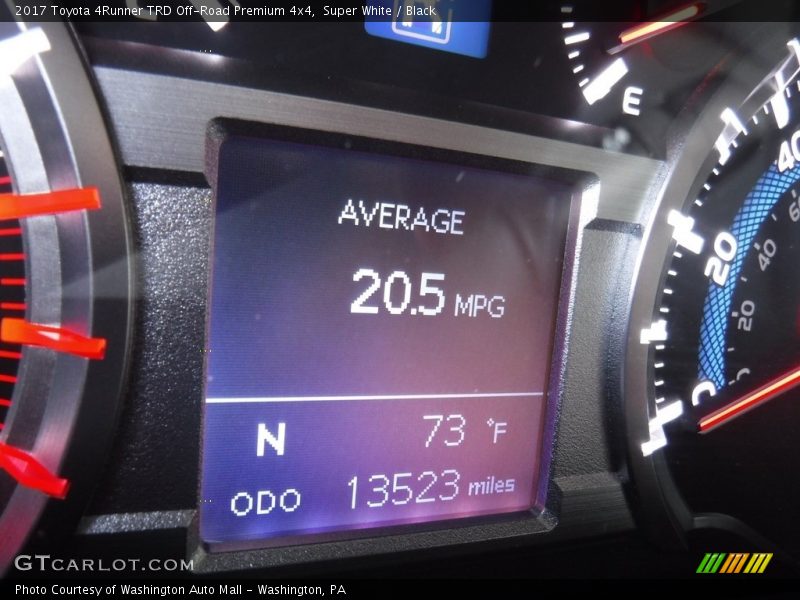 Super White / Black 2017 Toyota 4Runner TRD Off-Road Premium 4x4