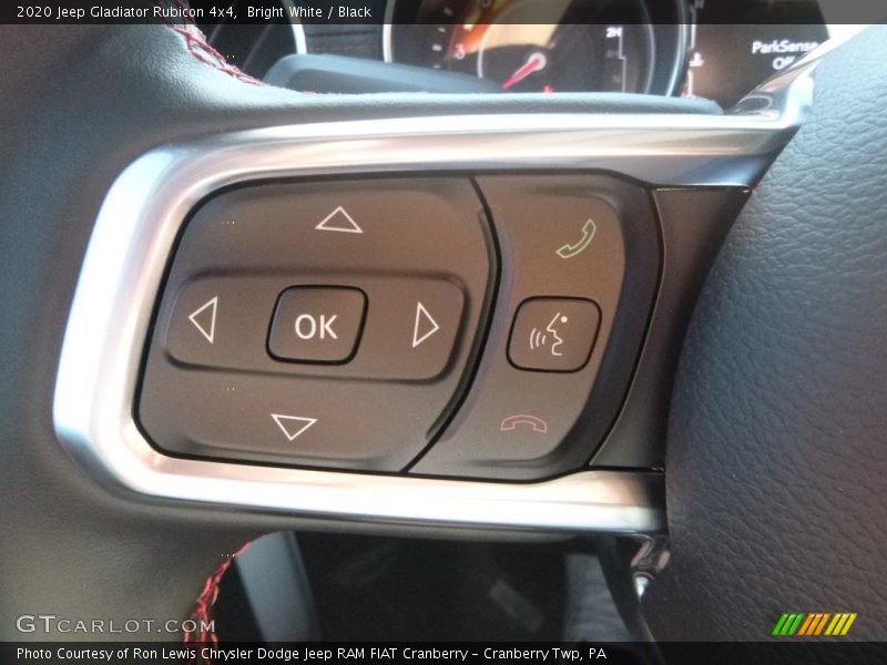 Bright White / Black 2020 Jeep Gladiator Rubicon 4x4