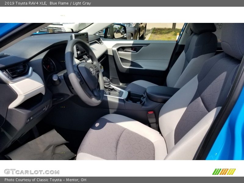 Blue Flame / Light Gray 2019 Toyota RAV4 XLE