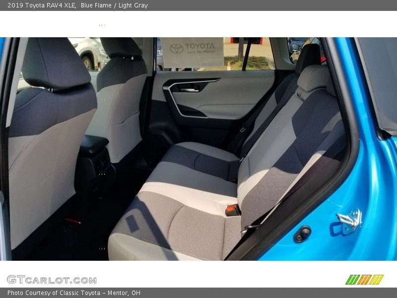 Blue Flame / Light Gray 2019 Toyota RAV4 XLE