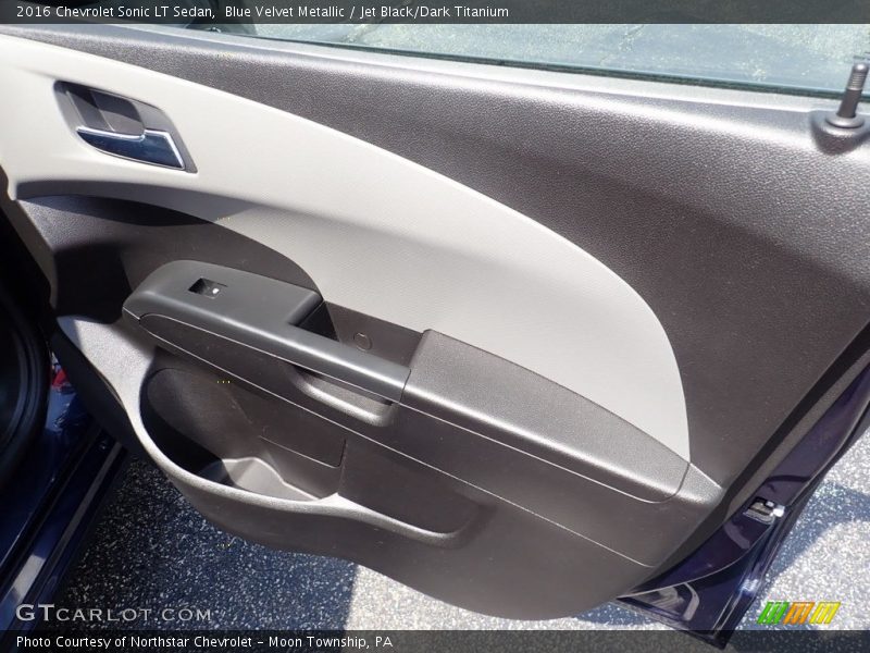 Blue Velvet Metallic / Jet Black/Dark Titanium 2016 Chevrolet Sonic LT Sedan