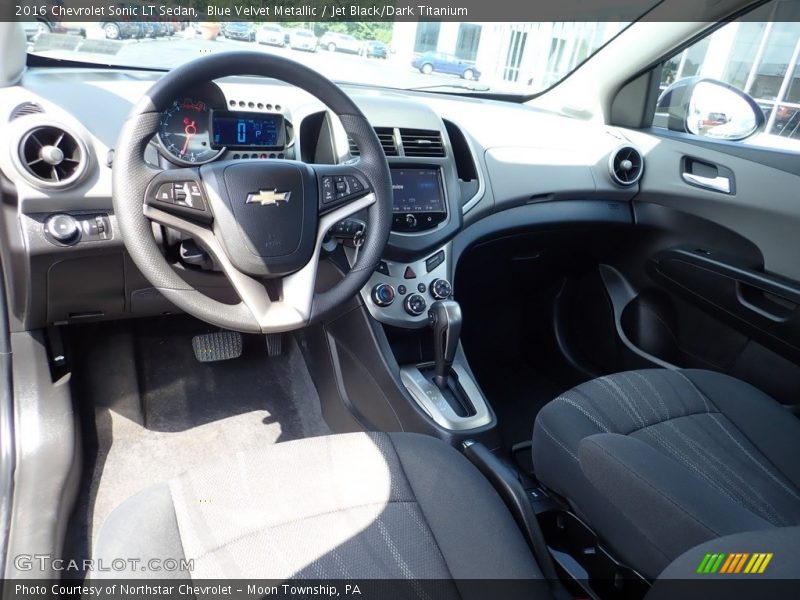 Blue Velvet Metallic / Jet Black/Dark Titanium 2016 Chevrolet Sonic LT Sedan