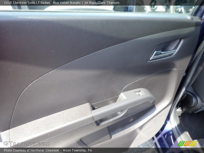 Blue Velvet Metallic / Jet Black/Dark Titanium 2016 Chevrolet Sonic LT Sedan