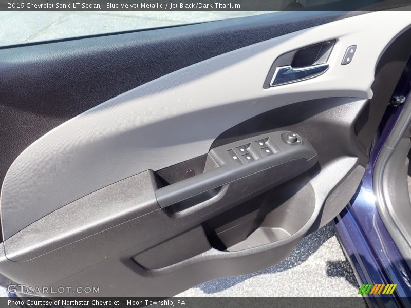 Blue Velvet Metallic / Jet Black/Dark Titanium 2016 Chevrolet Sonic LT Sedan