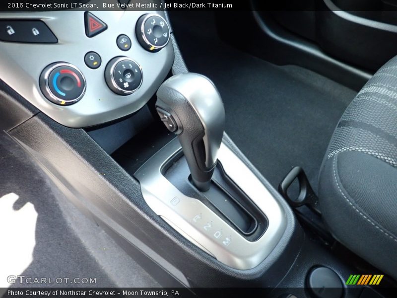 Blue Velvet Metallic / Jet Black/Dark Titanium 2016 Chevrolet Sonic LT Sedan
