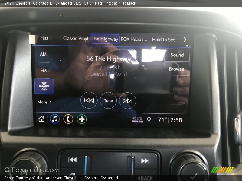Controls of 2020 Colorado LT Extended Cab