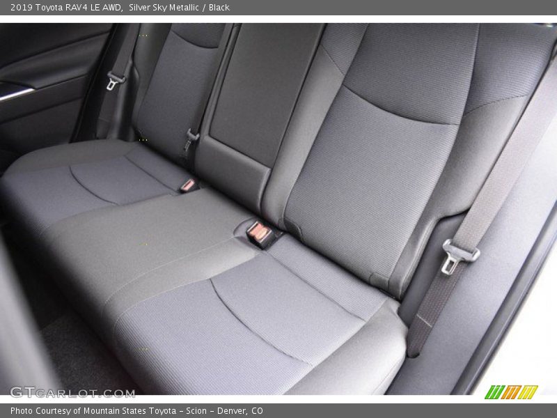 Silver Sky Metallic / Black 2019 Toyota RAV4 LE AWD