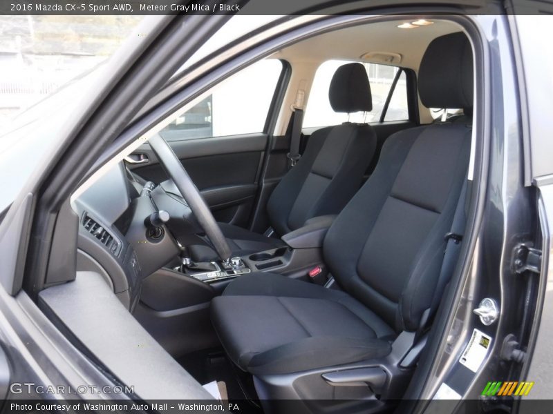 Meteor Gray Mica / Black 2016 Mazda CX-5 Sport AWD