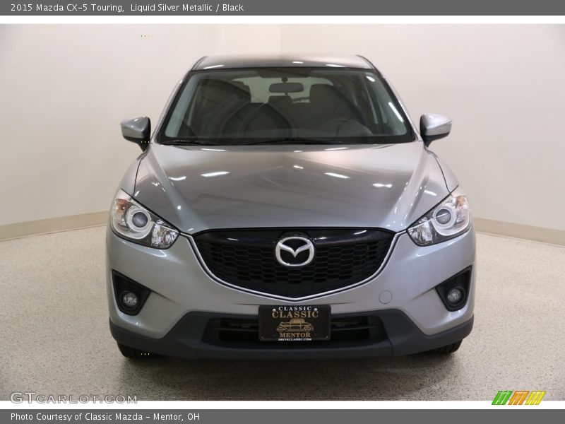 Liquid Silver Metallic / Black 2015 Mazda CX-5 Touring