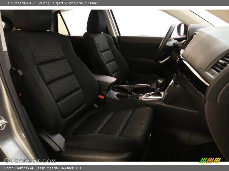 Liquid Silver Metallic / Black 2015 Mazda CX-5 Touring