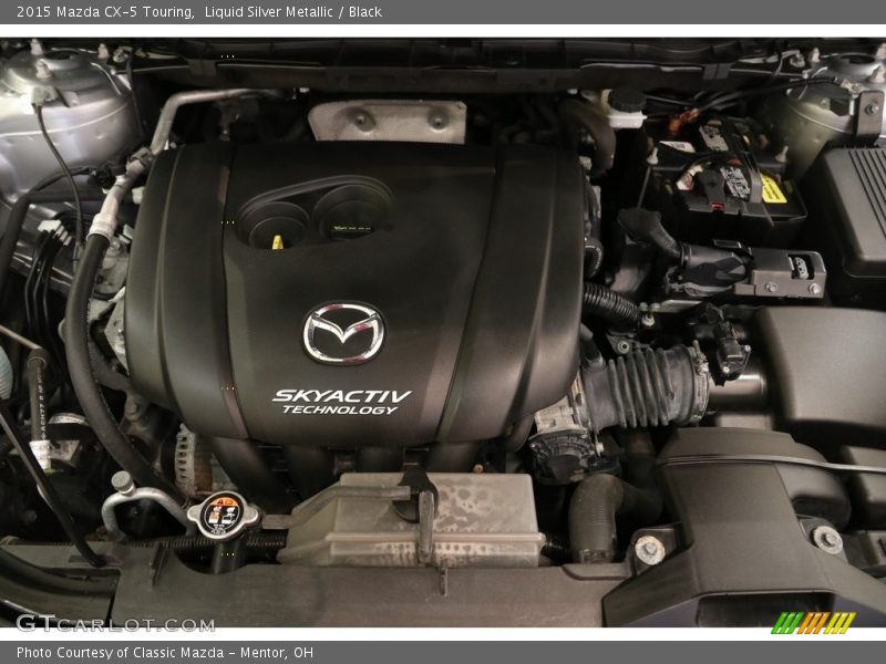 Liquid Silver Metallic / Black 2015 Mazda CX-5 Touring