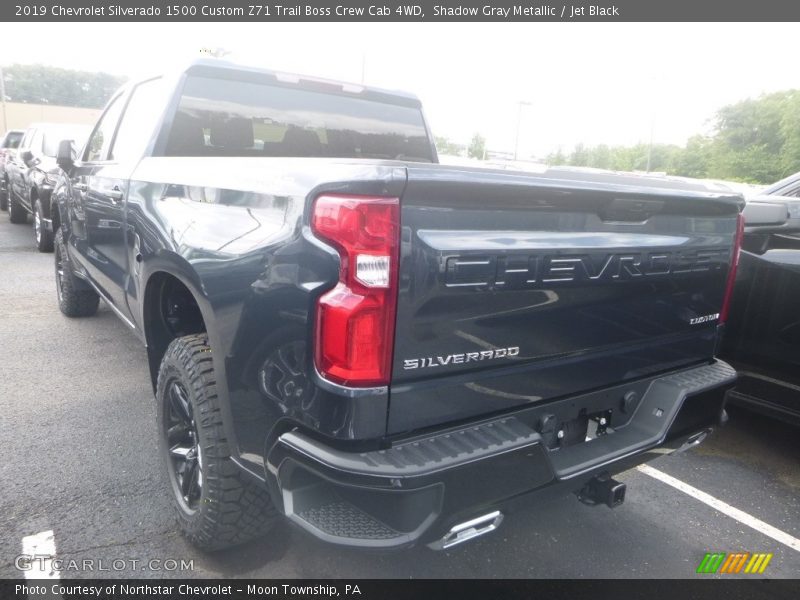 Shadow Gray Metallic / Jet Black 2019 Chevrolet Silverado 1500 Custom Z71 Trail Boss Crew Cab 4WD