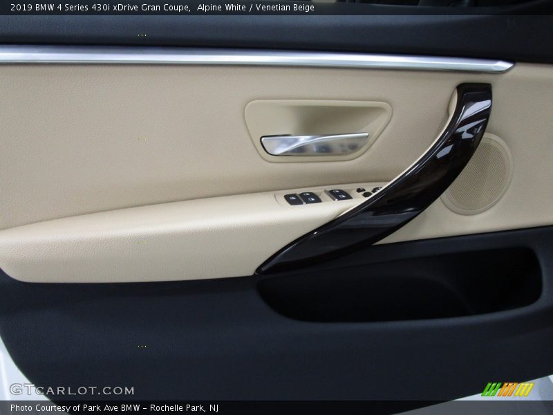 Alpine White / Venetian Beige 2019 BMW 4 Series 430i xDrive Gran Coupe