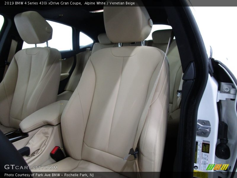 Alpine White / Venetian Beige 2019 BMW 4 Series 430i xDrive Gran Coupe