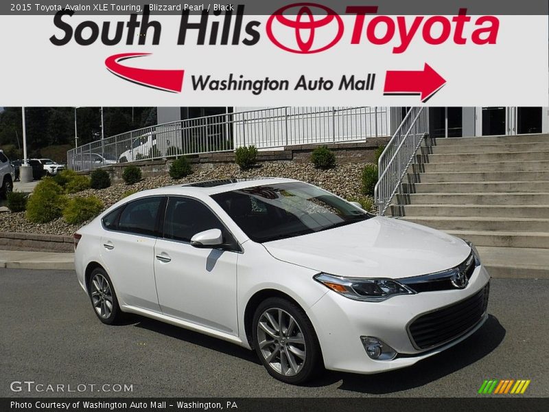 Blizzard Pearl / Black 2015 Toyota Avalon XLE Touring
