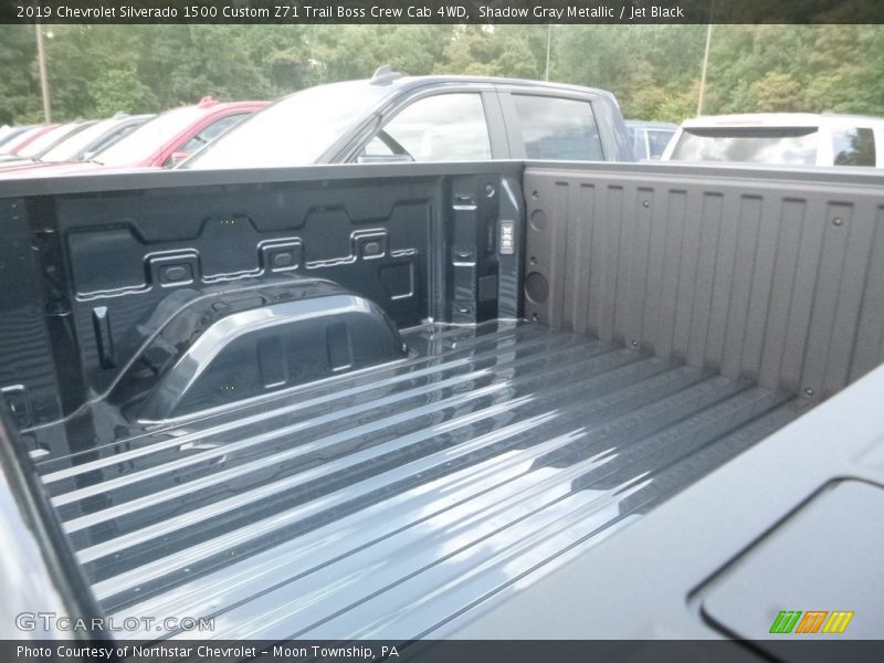Shadow Gray Metallic / Jet Black 2019 Chevrolet Silverado 1500 Custom Z71 Trail Boss Crew Cab 4WD