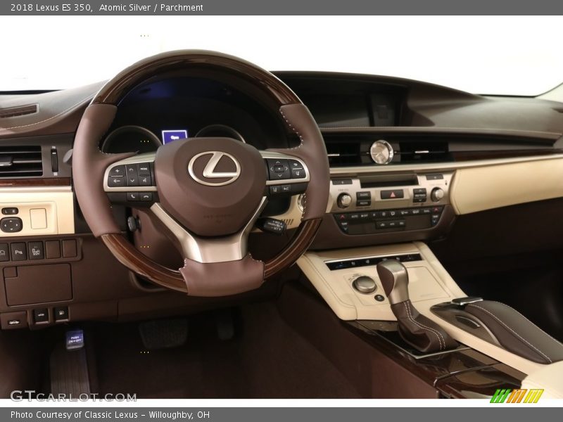 Atomic Silver / Parchment 2018 Lexus ES 350