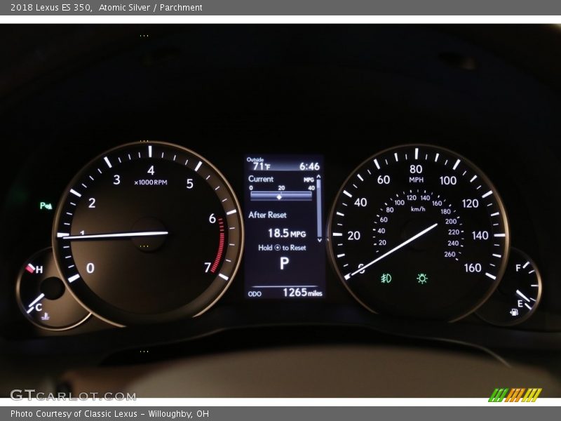 Atomic Silver / Parchment 2018 Lexus ES 350