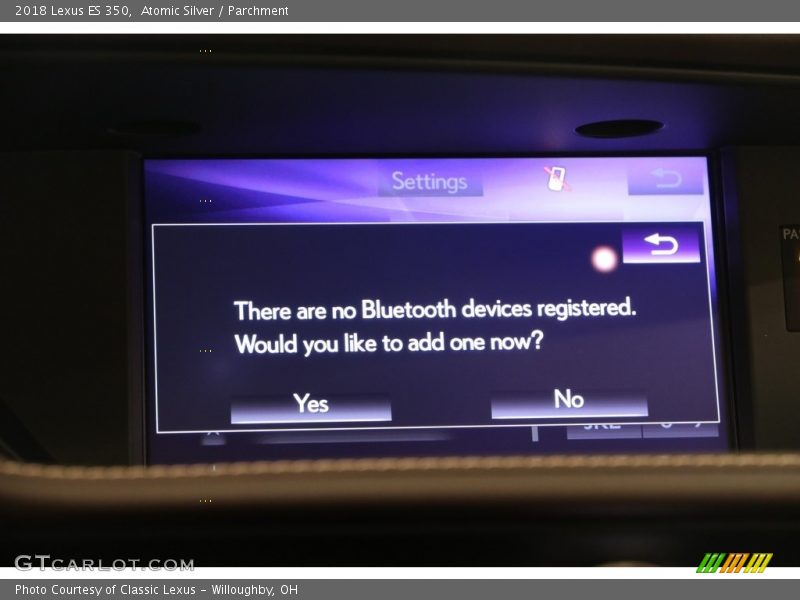 Atomic Silver / Parchment 2018 Lexus ES 350
