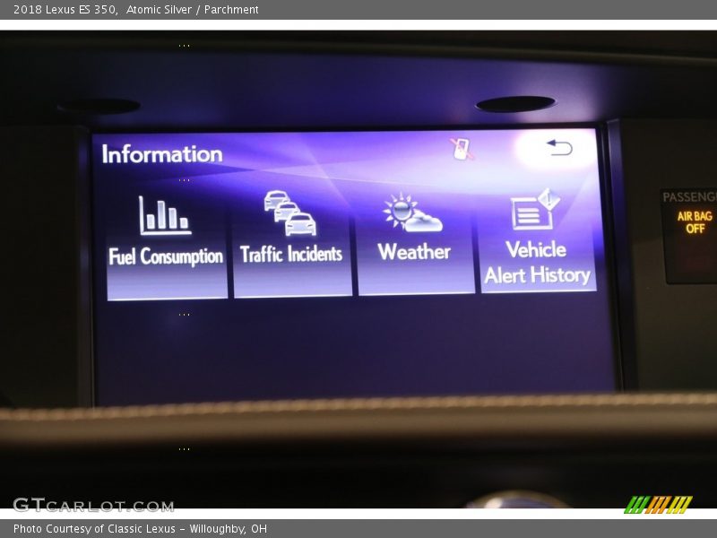 Atomic Silver / Parchment 2018 Lexus ES 350
