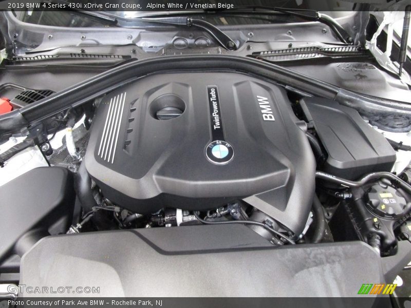 Alpine White / Venetian Beige 2019 BMW 4 Series 430i xDrive Gran Coupe