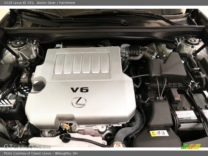 Atomic Silver / Parchment 2018 Lexus ES 350