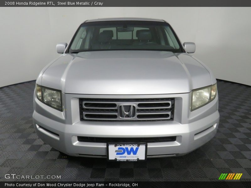 Steel Blue Metallic / Gray 2008 Honda Ridgeline RTL