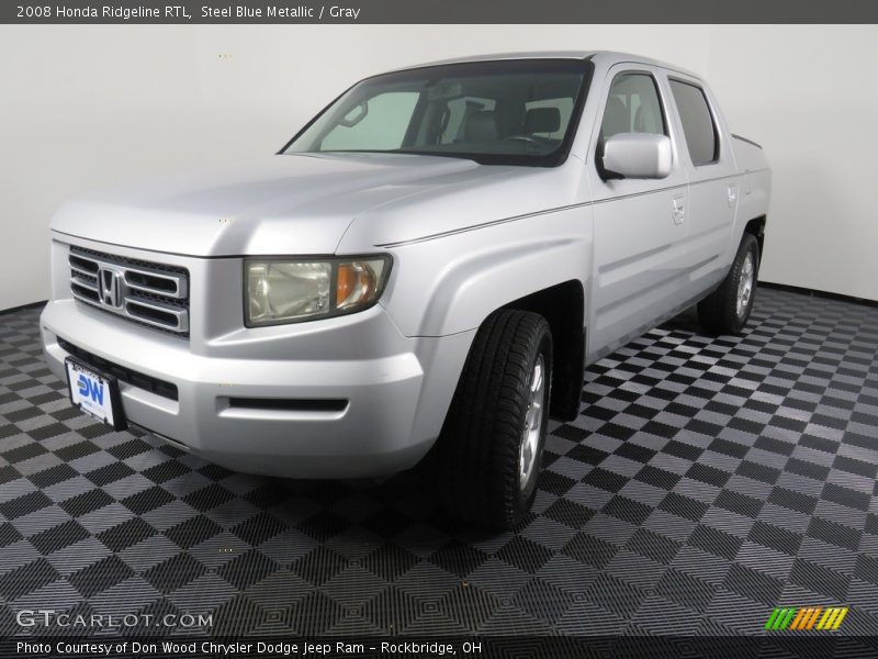 Steel Blue Metallic / Gray 2008 Honda Ridgeline RTL